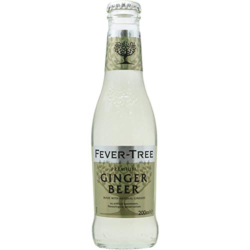 Fever-Tree Ginger Beer Refrescos - Paquete de 24 x 200 ml - Total: 4800 ml