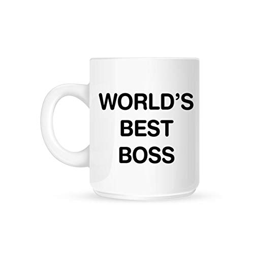 Taza World's Best Boss Blanco