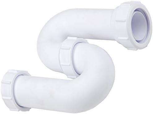 S' Trap Waste Compression - Universal Replacement Pipe Fitting - 40mm