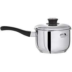 Artame ART82626 Casserole Bain Marie avec Couvercle, INOX