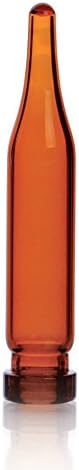 MicroLiter 08-0800 Crimp Vial 7x40 mm Conical, Type I Borosilicate Glass, 8 mm, Amber (Pack of 100)