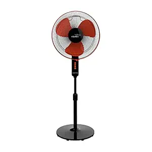 V-Guard Esfera STS Plus 2 in 1 Convertible Fan (Red Black) with 3 Speed Setting; Speed: 1350 RPM, Sweep: 40 cm and Power Consumption: 55W