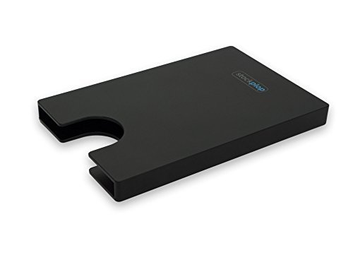 pure plop : SSD Gehäuse mit plop-in Design, passt für PS4, mit UASP, eloxiertes Aluminium - schwarz