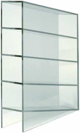 Heathrow ScientificHD20611 Manual Pipette Rack with 4 Compartment, Acrylic, Clear