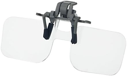 tinxi® Magnification Visual Aid Attachment Magnifier Reading Help Reading Glasses Clip