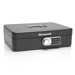 Honeywell Safes - 6213DG Digital Tiered Cash Box With Touchpad Lock (4 Bill/5 Coin Slots)