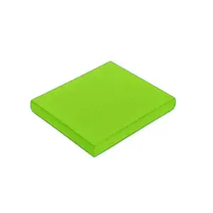 IRIS Balance Pad - Foam Large Yoga Mat Trainer for Physical Therapy, Stability Workout, Knee and Ankle Exercise, Strength Training, Rehab - Chair Cushion for Adults, Kids, and Travel (Green)