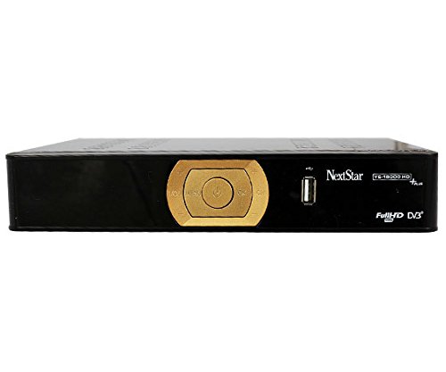 NEXT YE-18000 HDTV PLUS digitaler Satelliten-Receiver inkl. HDMI Kabel (HDTV, DVB-S2, HDMI, SCART, USB 2.0, S/PDIF, Full HD 1080p) [vorprogrammiert ASTRA, HOTBIRD, TÜRKSAT] - schwarz