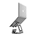 Produktbild HAVIT HV-CH019 Laptop Ständer Halterungen, 3 in 1 Portable Laptopständer, geeignet für Macbook Air, Laptops /Notebooks /Tablets usw (Grau)