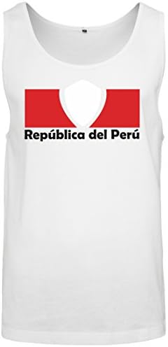 2018 World Cup Men's Tank Top Peru Flag