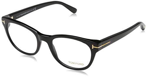 Preisvergleich Produktbild Tom Ford Unisex-Erwachsene Brille FT5433 001 51 Brillengestelle, Schwarz
