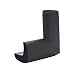 Hosaire Feet Childproof Bumper Strip, L Thicken & Widen Baby Corner Guards, NBR Safety Collision-protection Strip, Black