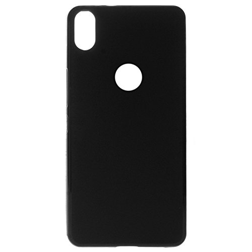 PLANETMOVIL   BQ AQUARIS X FUNDA DE SILICONA NEGRA tpu carcasa blanda en NEGRO