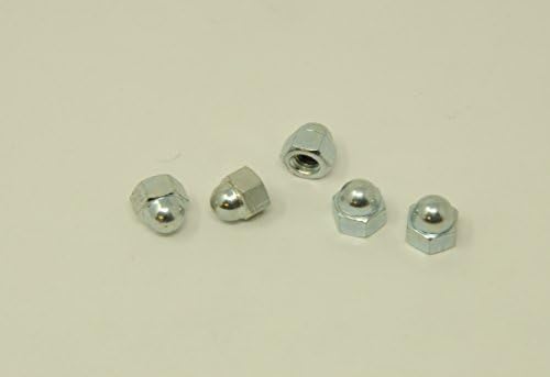 FIVE (5) BIKE BRAKE CALIPER M6 DOME NUTS FOR WEINMANN DIA COMPE MODOLO CAMPAGNOLO, BMX ,RACERS etc