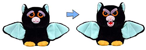 Feisty Pets William Mark Uptight Ursula - Adorable 8.5" Plush Bat That Turns Feisty with a Pinch