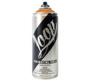 LOOP COLORS FLUO – Spraydose Spray Sprühdose Signalfarbe Neon 400ml – 6 Farben (LP-412 Fluo Red) - 2
