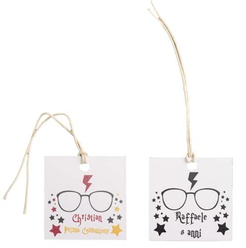 15 Cartellini Personalizzati Animali Safari - Bigliettini Per Bomboniere Compleanno Battesimo Con Nome - Foto 7