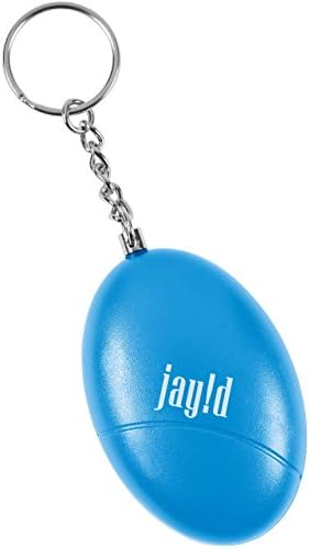 The likely BEST self-defence for women in the shape of a portable panic alarm by “jay!d®“ | This pocket alarm with an impressive volume of 120 db will drive any attacker to flee. | This handy gadget is IDEAL for anyone who is out late at night. | With an extra-strong battery here! | For a bit more security (Blue)