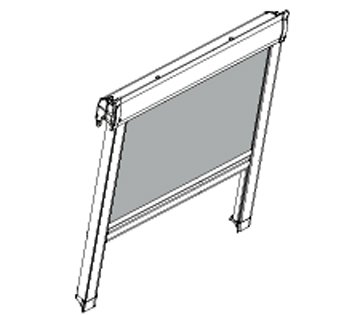 Verdunkelungsrollos für Roto Fenster – Profilfarbe Weiß – Deutsches Markenprodukt (auch mit silbernen Profilen erhältlich) - 5