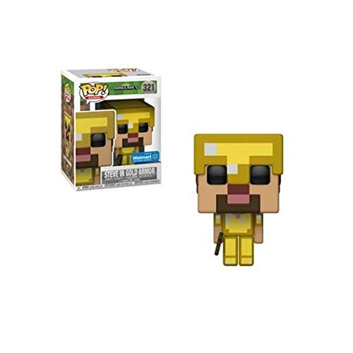 Preisvergleich Produktbild FunKo - Figurine Minecraft - Steve Gold Armor Exclu Pop 10cm - 0889698264181