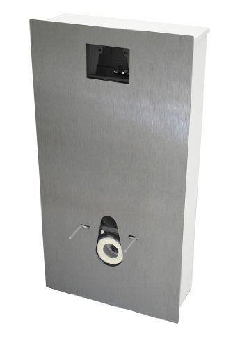 Preisvergleich Produktbild Wirquin Magispace 55719042 für Unterputz-Spülkasten, gebürstetes Aluminium