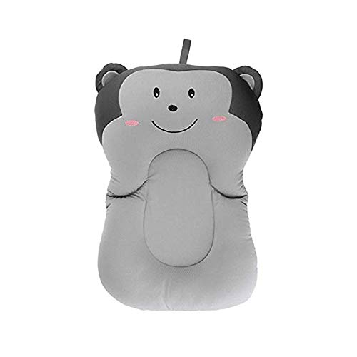 Preisvergleich Produktbild VBFFS Baby-Dusche, Tragbares Luftbett, Babybad-Matte, Rutschfeste Badewanne, Neugeborene-Sicherheitswacht, Bade Unterstützung,Gray