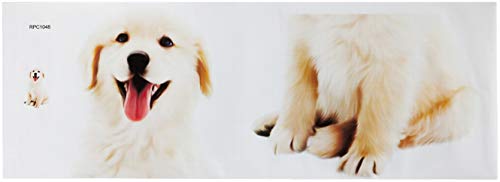 Rawpockets Decals ' Cute Dog ' Large Size Wall Sticker (Wall Coverage Area - Height 90 cms X Width 60 cms)(Pack of 1)