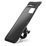 Protector y ergonómico: la pantalla táctil transparente de alta sensibilidad le permite administrar su teléfono inteligente mientras conduce. La ventana trasera transparente es perfecta para tomar fotos y videos después de desenganchar el estuche. ¡Fácil de instalar y desmontar totalmente sin herramientas! El cierre de cierre de cremallera para trabajo pesado ayudará a que su teléfono inteligente se mantenga limpio y protegido del polvo y las condiciones climáticas adversas.