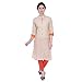 Kurti for women (Cotton,Beige, Length : 42 Inches) RS.399.00