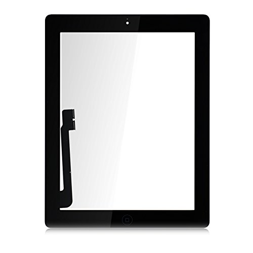Schwarz Ersatz Digitizer Touch Screen Panel Front Glas + Werkzeug und Kleber für Apple iPad 3 3. A1403 A1430 A1416 3 G/WIFI Version - 2