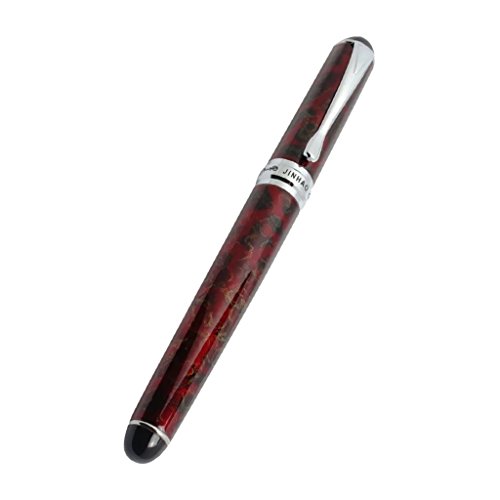 MagiDeal Neue Feine Rote Eis Medium Feder Füllfederhalter JINHAO X750 - 5