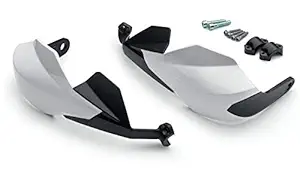 Favourite bikerZ - Bike Handlebar Hand Guard (Set of 2) White and Black