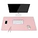 Produktbild Multifunktionales Office Mauspad, 90 * 43 cm YSAGi Wasserdichte Schreibtischunterlage aus PU-Leder, Anti-Rutsch-Wildleder für die Rückseite, ideal für Büro und Zuhause (Pink-Single, 90 * 43 cm)