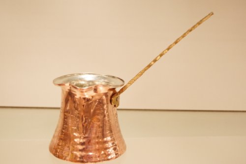 Mokkakanne Topkapi ca. 200 ml (ungefähr 4 Mokkatassen)/ Mokkakännchen/ Cezve/ Dzhesva/ handgearbeitet (geklopft) aus Kupfer - 2