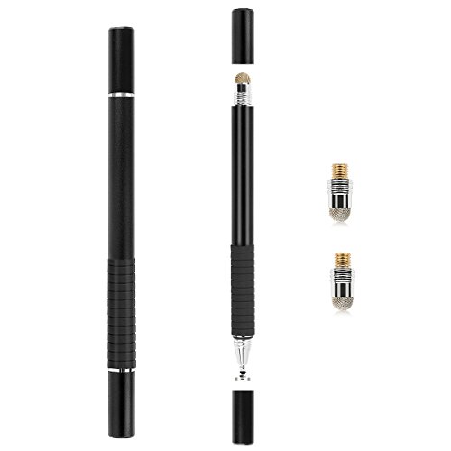 Active Eingabestift, FusionTech® Slim Lang 2 in 1 kapazitiver Eingabestift Touch Pen [Präzisions Stylus], Universal Präzise Touch Bildschirm Sensitive Stylus Stifte mit feiner Faser Tipps, für alle Smartphones, Samsung Tablets, Kindle Fire, Apple iPad, Android Gerät, Google Nexus, Samsung Galaxy, HTC [1-Pack] - 2