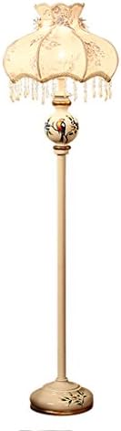 ZHDC® Floor lamp, European garden resin floor lamp warm modern vertical lamp living room bedroom study creative lamp floor lamp