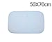 50 x 70cm Bamboo Fiber Reusable Breathable Waterproof Urine Mat Baby Changing Pad Cover Underpads Mattress Pad Sheet Protector - Blue