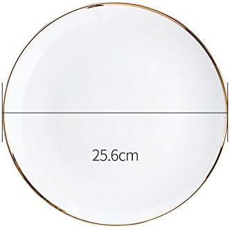 Dinner plate white ceramic creative steak pastry breakfast plate fruit tray western dish 5inch 6inch 7inch 7.5inch 8inch 9inch 10inch-A