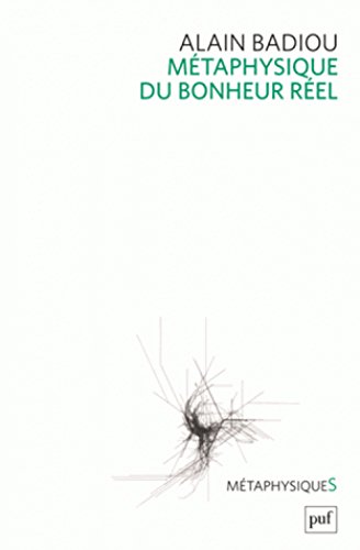 couverture de : M&eacute;taphysique du bonheur r&eacute;el