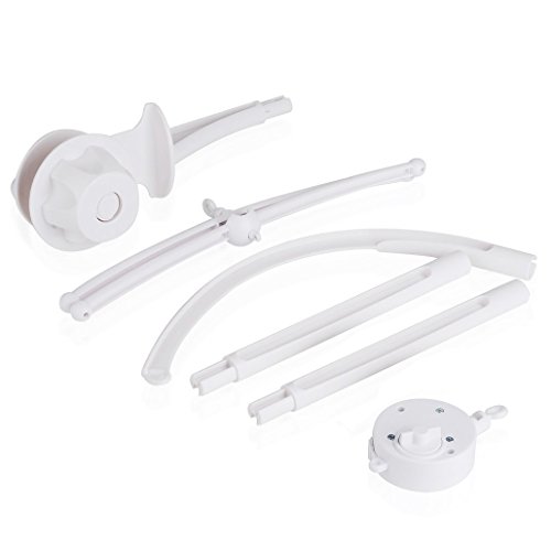 Esonstyle Baby Krippe Mobile Spieldose Halter Arm Halterung Mutter Schraube Sets Rotary Box Mobile für Baby Kinder ohne Spielzeug - 4