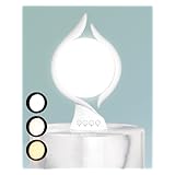 Hiboitec Sad Light Therapy Lamp, 3 Color Temperature Modes, 5 Brightness Levels, With Timer & Memory Function, 10000 Lux Uv-free Sad Lamp, Birthday Gifts, Valentine's Day Gifts, White