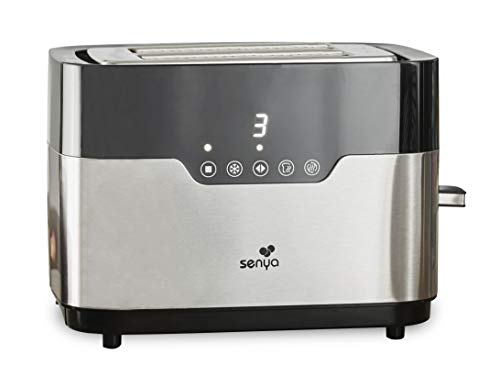 Senya Grille-Pain Tactile 2 Larges Fentes en INOX Smart Toaster