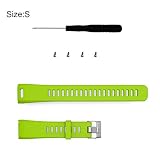 TUANMEIFADONGJI Silikon-Ersatzarmband Zweiteiliger Riemen Verstellbarer Ersatz Sport Zubehör Armband Mit Werkzeug Für Garmin Vivosmart HR Smart Sport Kids Ace Fitness Tracker Small Large