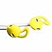 Produktbild LANDFOX 2018 Mode Kopfhörer, Neu Ohrhörer, 1PC Kopfhörer Abdeckung Tipps Haken für AirPods Anti-Rutsch Soft Silikon (Gelb)