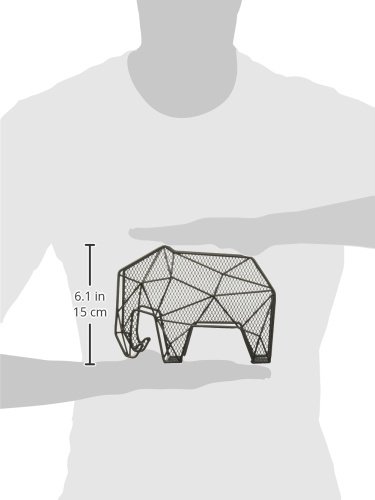 Kikkerland KKHH24 Dokumentenhalter zum Aufhängen an der Wand oder zum Aufstellen, Elefanten-Form - 2