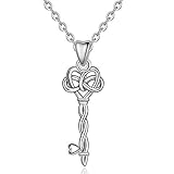 ❤ Design Inspiration: Der keltische Knoten wird mit der Form des Schlüssels kombiniert, und im Herzen gibt es ein uneingeschränktes Symbol, das die unendliche Liebe darstellt. Wenn Sie diesen Schlüssel tragen, bringt er Ihnen viel Glück.