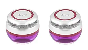 Auto Pearl Airpro Luxury Sphere Gel Air Freshener- Mystic Gardens Fragrance - Car, Desk, Office, Cabin, Home, Room Air Freshener Perfume Fragrance - Pair (Set of 2 Pcs)