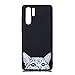 Produktbild Chreey Hülle für Huawei P30 Pro, Anti-kratzt Schwarz 3D Drucken Muster Handyhülle Weiche Silikon TPU Rückseitehülle Bumper Schutzhülle, Überraschte Katze