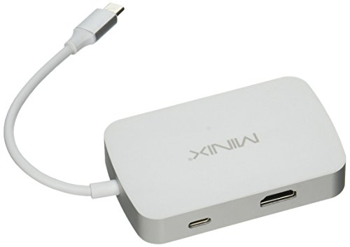 MINIX NEO C, USB-C Multiport Adapter with HDMI – Silber (Kompatibel mit Apple MacBook) - 2