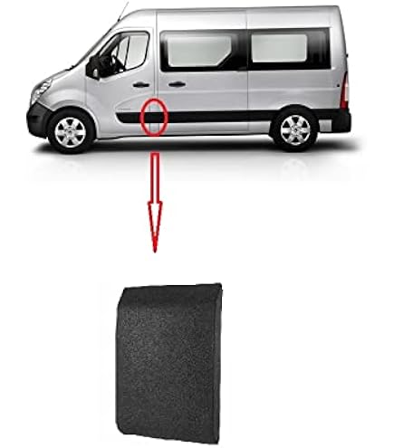 Portes Latérales Moulure Bande Panneau Set Côté Gauche (Châssis Court L2) Pour Renault Master III, Opel Movano, Nissan NV400 2010-2021